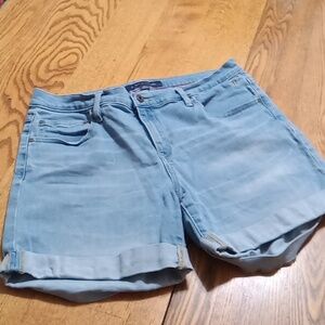 TOMMY HILFIGER Jean Shorts  Womens 10 BLUE Spring  Preowned Summer